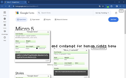 Detector Whats Font screenshot