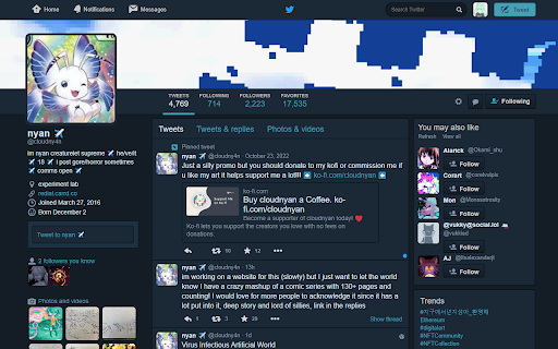Old Twitter Layout (2026) screenshot