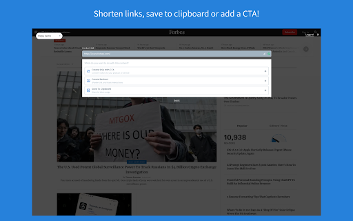 Sniply Browser Extension screenshot