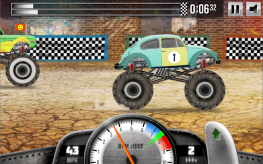 Racing Monster Trucks Unblocked screenshot