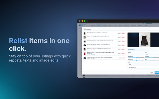 VintHelper - Vinted Bot & Sales Automation screenshot
