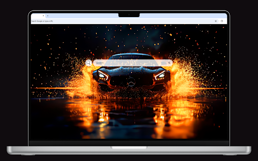 Mercedes Sparks in Motion Live Wallpaper screenshot