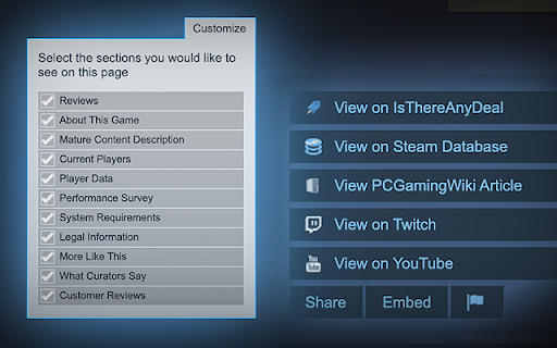 Augmented Steam screenshot