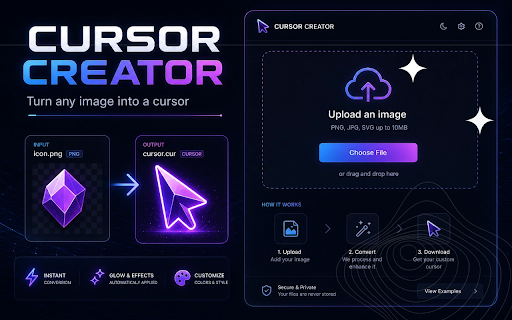 Neon Cursor - Custom Cursor for Chrome™ screenshot