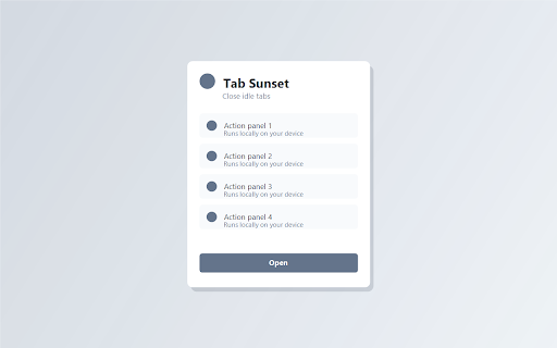 Tab Sunset screenshot