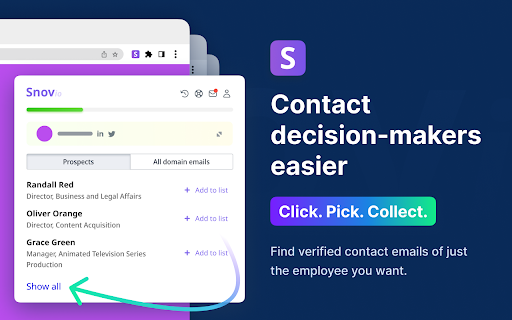 Email Finder by Snov.io screenshot