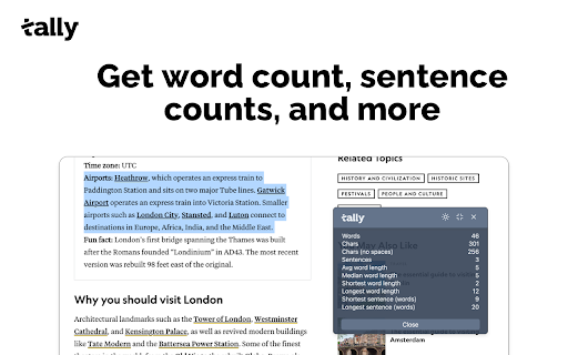 Word Counter (Tally) screenshot