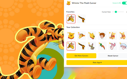 Winnie The Pooh Cursor ★ Custom Cursor for Chrome™ screenshot
