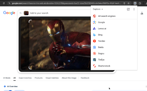 Search by Image (Slash Mark Edition) screenshot