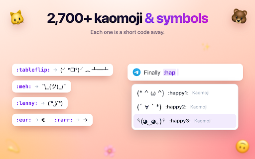 Use Emoji: Emoji Keyboard, Copy & Paste Emojis, Kaomoji & Symbols screenshot