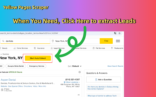 Yellow Pages Scraper - Business Leads Extractor screenshot