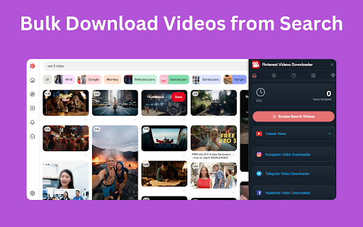 Pinterest Videos Downloader screenshot
