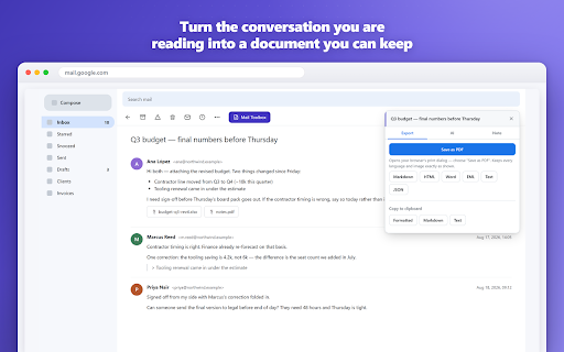 Mail Toolbox for Gmail™ screenshot