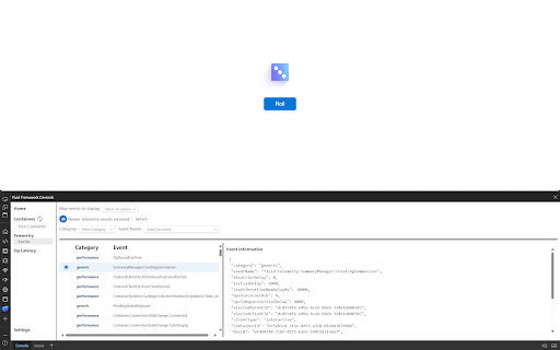 Fluid Framework Developer Tools screenshot