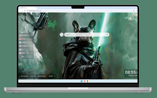 Bulldog Jedi Live Wallpaper screenshot
