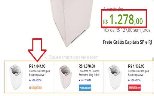 Alerta de ofertas e descontos screenshot