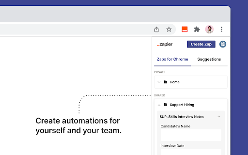 Zapier screenshot