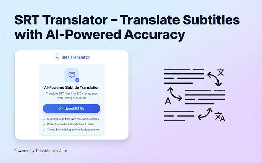 SRT Translator screenshot