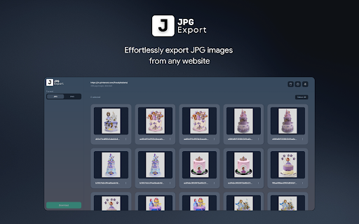 JPG Export screenshot