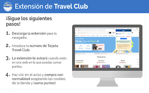 Compras online Travel Club screenshot