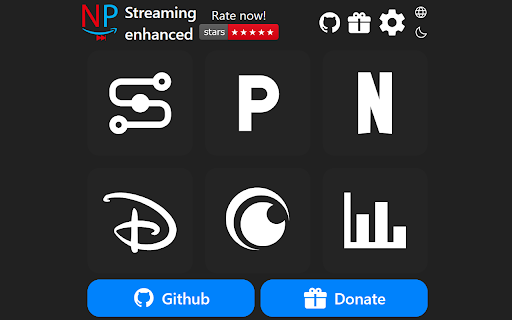 Streaming enhanced Netflix Disney Prime Video screenshot