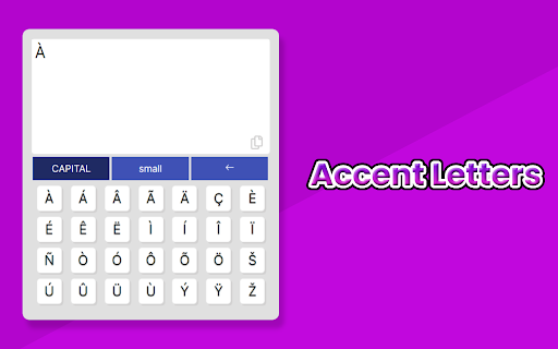 Accent Letters screenshot