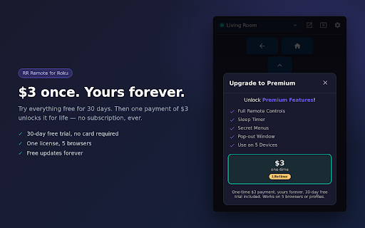 RR Remote for Roku (Unofficial) screenshot