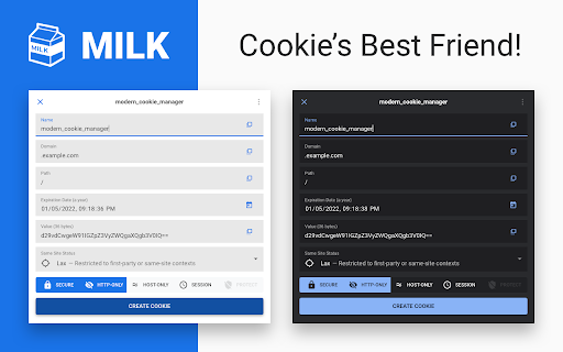 MILK — Cookie Manager screenshot