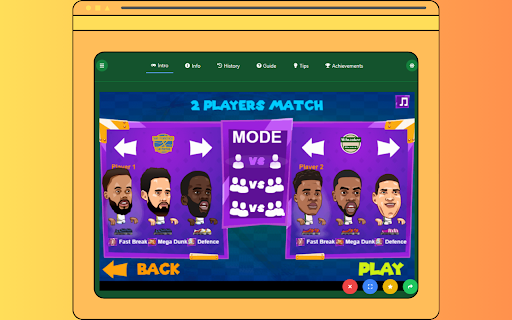 Basketball Legends PvP : Dunk Battle Unblocked Game screenshot