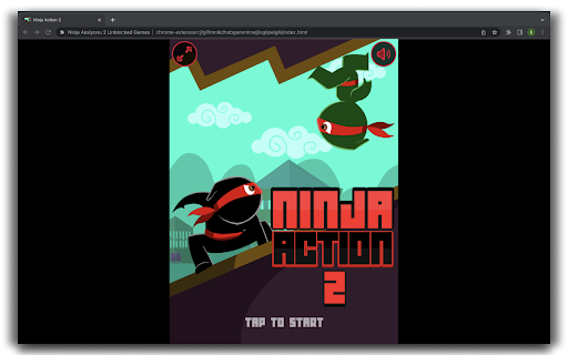 Ninja Action 2 - HTML5 Game screenshot