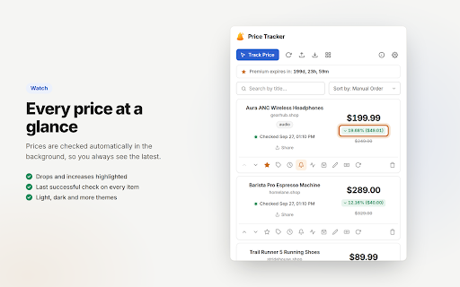 Price Tracker - Price Drop Alerts & History Charts screenshot