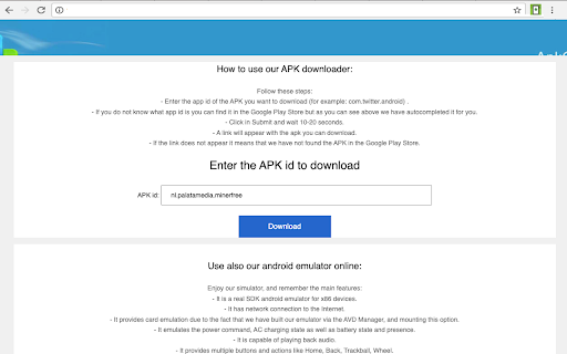 Apk Downloader manager for Android screenshot