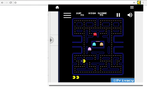 Pacman Classic game screenshot