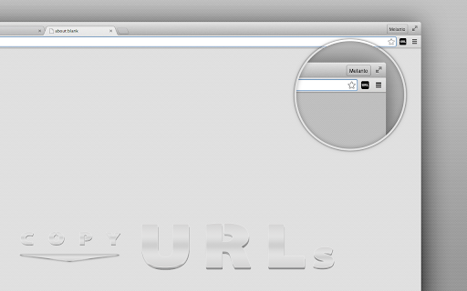 Copy URLs screenshot