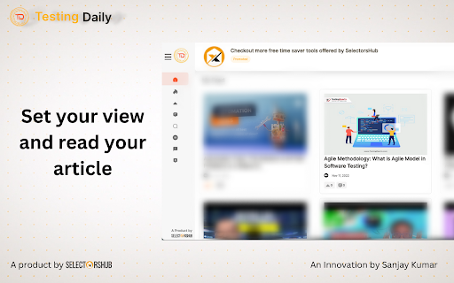 Testing Daily | The Tester's Home Page screenshot