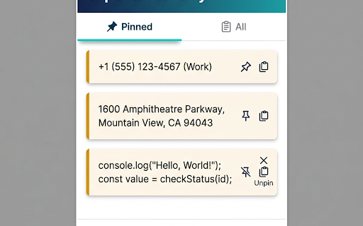 Clipboard History: Copy Manager screenshot