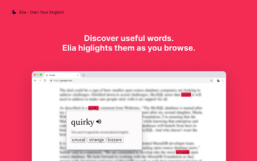 Elia – Own your English! screenshot