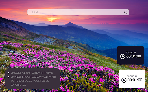 Focus Newtab - Elevate Your Focus Experience screenshot