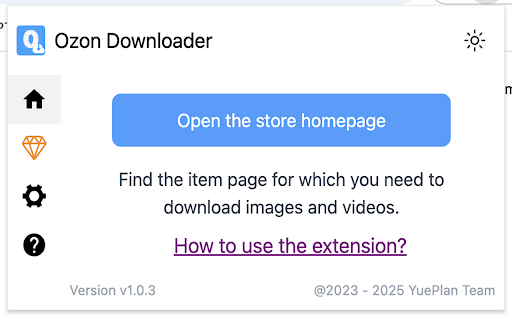 Ozon Downloader | Quickly download images and videos screenshot