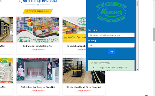 Siêu thị miền Nam Hanatech screenshot