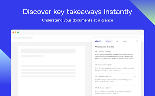 Glean screenshot