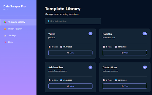 Data Scraper Pro screenshot