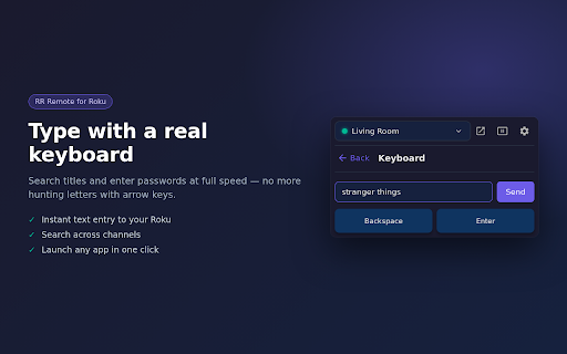 RR Remote for Roku (Unofficial) screenshot
