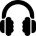 AI Noise-cancelling headphones icon