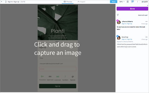 Axure Cloud Extension screenshot