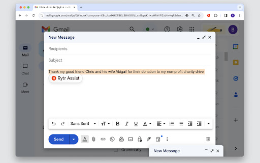 Rytr - AI powered writing assistant screenshot