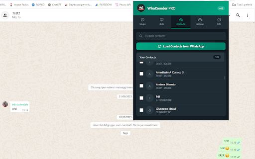 WhatSender PRO - WhatsApp Bulk Sender screenshot