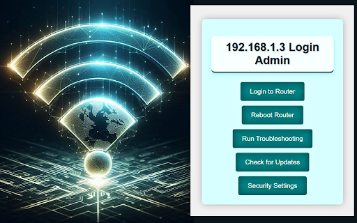 192.168.1.3 Login Admin screenshot