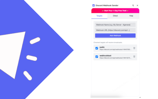 Discord Webhook Sender screenshot