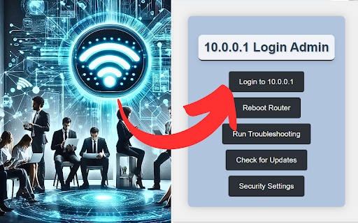 10.0.0.1 Login Admin screenshot